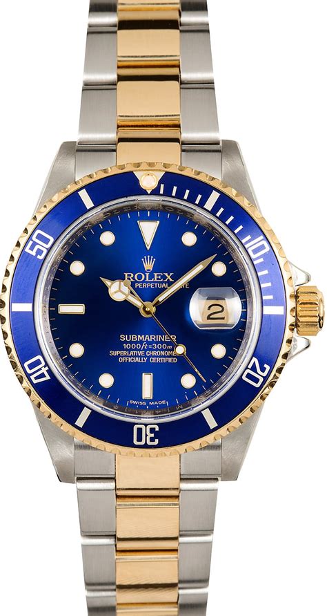 rolex submariner 16613|rolex 16613 blue for sale.